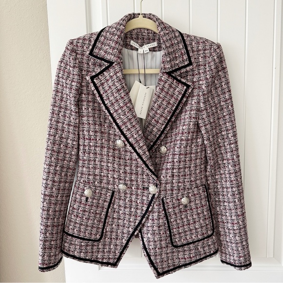 Veronica Beard Theron Tweed Blazer Jacket - Picture 4 of 11